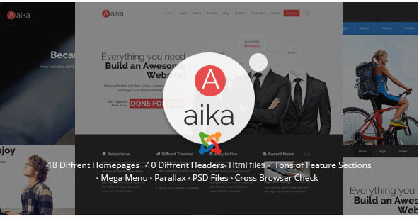 Aaika Responsive Multipurpose Joomla Templat
