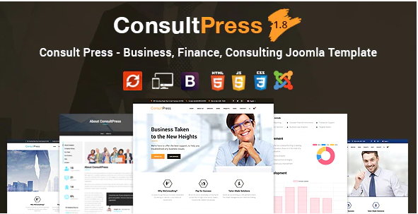 Consult Press Finance Consulting Business Joomla Template