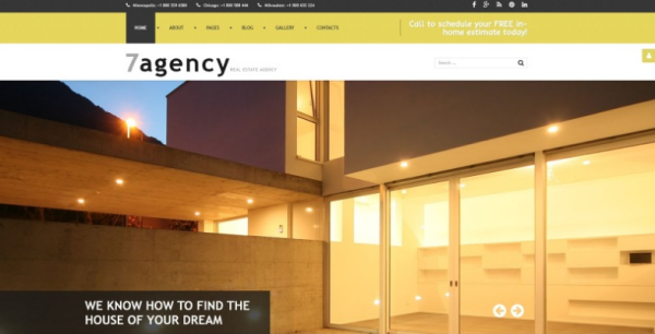7agency Real Estate Agency Modern Joomla Template
