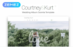 Courtney Kurt Wedding AlbumCreative Joomla Template