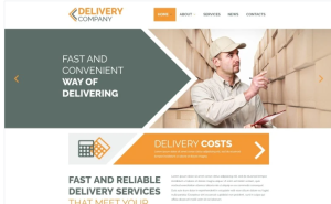 Delivery Company Delivery Services Clean Joomla Template