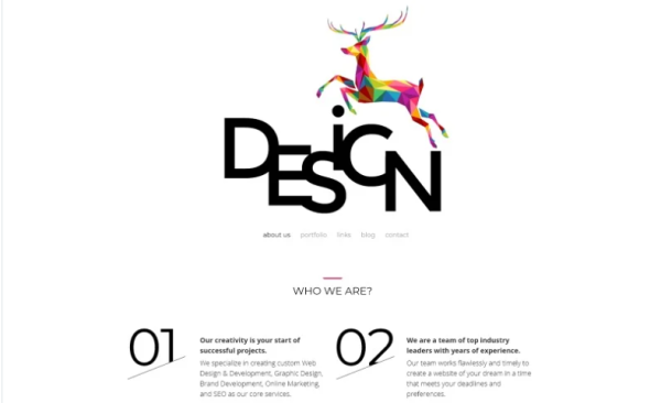 Design Design Studio Responsive Creative Joomla Template