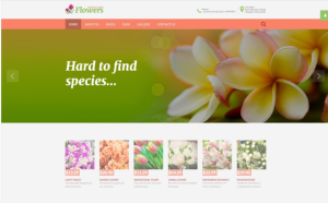 Flowers Flower Shop Responsive Joomla Template