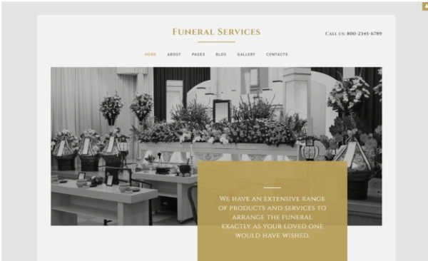 Funeral Services Joomla Template