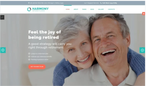 Harmony Retirement Planning Joomla Template