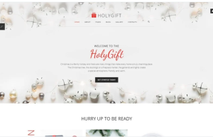 HolyGift Christmas Gifts Store Joomla Template