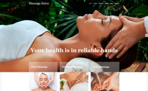 Massage Salon Ready to Use Modern Joomla Template