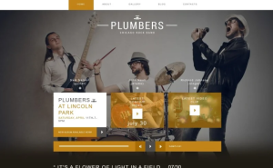 Plumbers Music Band Creative Joomla Template