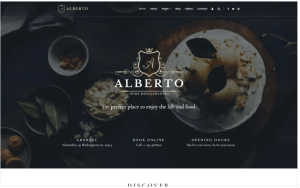 Alberto Restaurant Responsive Classy Joomla Template