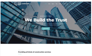 CreadoCreate Construction Company Clean Joomla Template