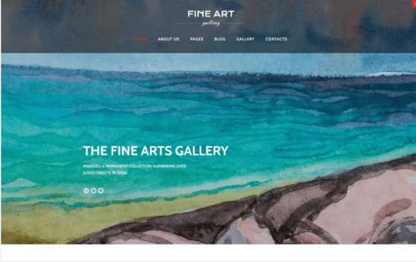 Fine Art Art Culture Gallery Responsive Joomla Template