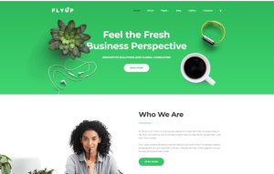 FlyUp Startup Business Consulting Modern Joomla Template