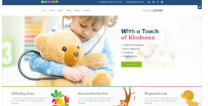 Kidsonet Responsive Kids Medical Clinic Joomla Template