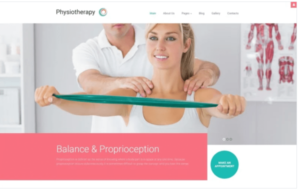 Physiotherapy Medical Treatment Joomla Template