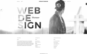 Stefan Thomson Elegant Personal Web Designer Portfolio Joomla Template