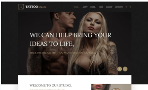Tattoo Salon Joomla Template