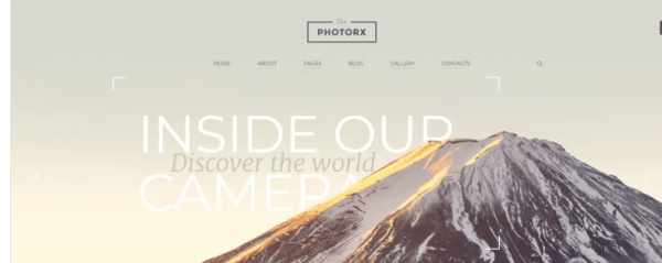 The Photorx Photo Studio Clean Functional Joomla Template