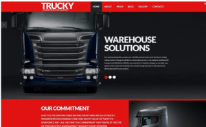 Trucky Transportation Responsive Joomla Template
