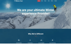 Winter Tour Travel Agency Responsive Joomla Template