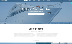 YachTec Sailing Yachts Charters Responsive Joomla Template