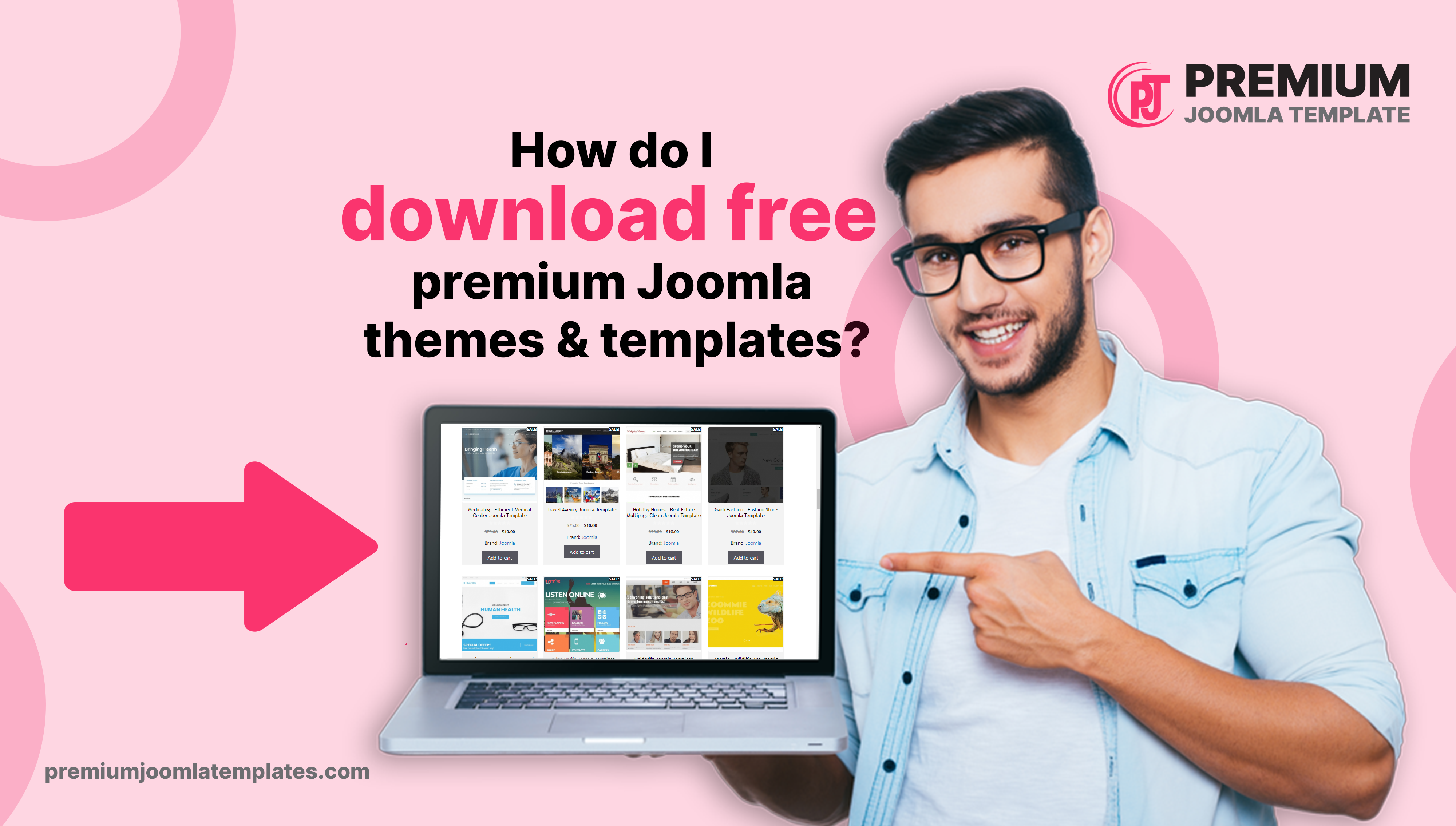 How do I download free premium Joomla themes and templates?￼